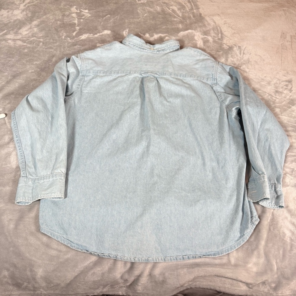 Vintage Villanova Wildcats Lacrosse Oxford Button Down Shirt Mens XL Blue 90s - Picture 5 of 8